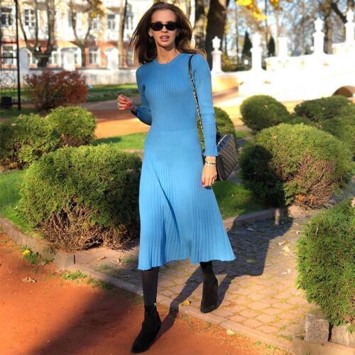 BOUSSAC Fashionable Knitted Dresses