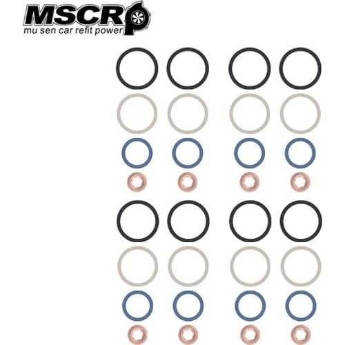 For Ford 6.0 6.0L 03-10 Powerstroke Diesel OEM MOTORCRAFT Fuel Injector O-ring Set High Pressure Ball Rail 0-ring Kit MSCRP-392