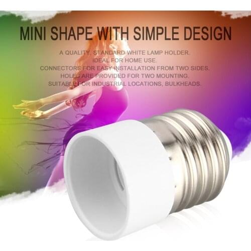 E27 to E14 Socket Light Bulb Lamp Holder Adapter Plug Extender Lampholder SCIE999