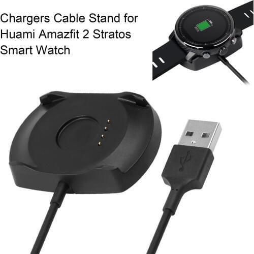 Gosear Replacement USB Charger Charging Cradle Dock Base Station for Xiaomi Huami Amazfit Stratos 2 2S Smart Watch Accessories