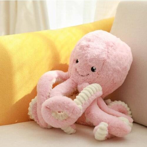 18cm 5 Colors Cute Octopus Plush Stuffed Toy Lovely Soft Home Comfortable Pillow Sea Creative Animal Doll For Baby Kids Gift Toy