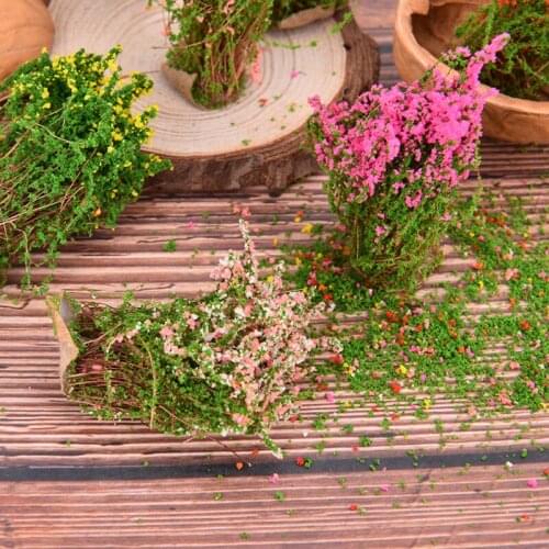 Artificial Bush Flower Miniature Fairy Garden Home Houses Decoration Craft Micro