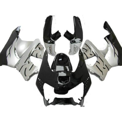 Km Top sell fairing kit for CBR 900RR 1998 1999 silver black fairings CBR 919RR CBR900RR 98 99