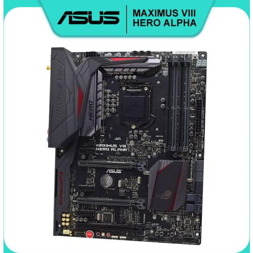 For ASUS MAXIMUS VIII HERO/ALPHA Original motherboard Socket LGA1151 DDR4 Intel Z170 PCI-E 3.0 HDMI Desktop Motherboard