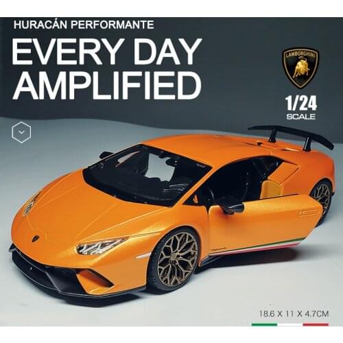 Bburago 1:24 Rambo Hurricane Toy Car Model Simulation Alloy Car Model Boy Sports Car Birthday Gift Collecting Toys