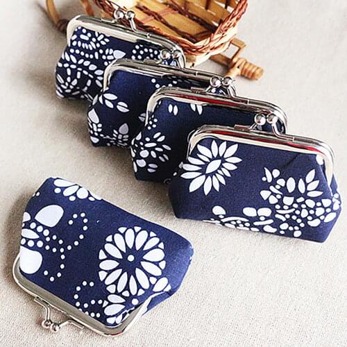 2016 New Arrival Lady Ethnic Flower Wax Print Wallet Card Holder Coin Purse Clutch Handbag Bag For Beauty And For Health