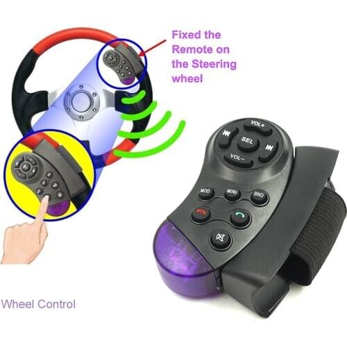Portable Key Controller Car Steering Wheel Controller MP5 Media Multimedia Player Car Steering Wheel Multimedia For car Radio