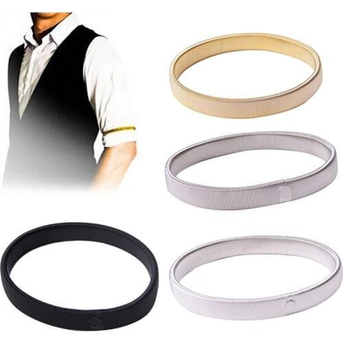 Elastic Armband Shirt Sleeve Holder Women Men Fashion Adjustable Arm Cuffs Bands For Party Wedding Clothing Accessories