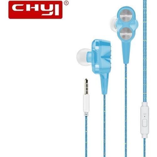 Stereo Music Sports Wired Earphone 3.5mm with Mic Motion in Running Headsets for Samsung iPhone Huawei Oneplus