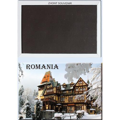 Rectangle Magnets, Romania Souvenir,Pelisor palace Tourist Refrigerator Magnets 21481