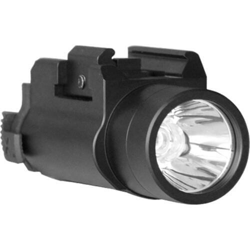 450 Lumens Tactical LED Flash Light with Picatinny Rail Mounted Fits for Airsofts, Handguns and Rifles for Outdoor Sports