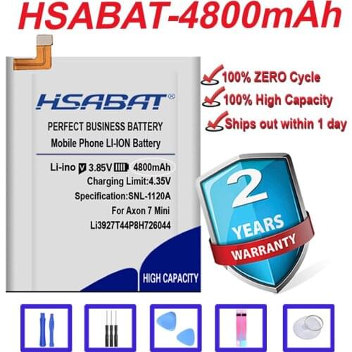 Top Brand 100% New 4800mAh Battery for ZTE Axon 7 Mini 5.2 Inch Li3927T44P8H726044 in stock