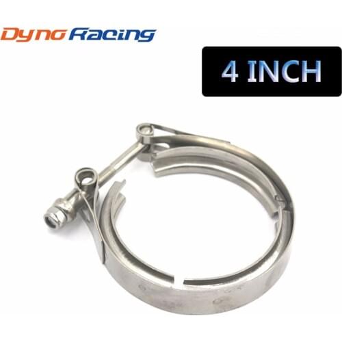 Universal 4 inch Auto Parts V-band clamp kit for Turbo, Exhaust pipes Turbo Downpipe Exhaust Clamp V band