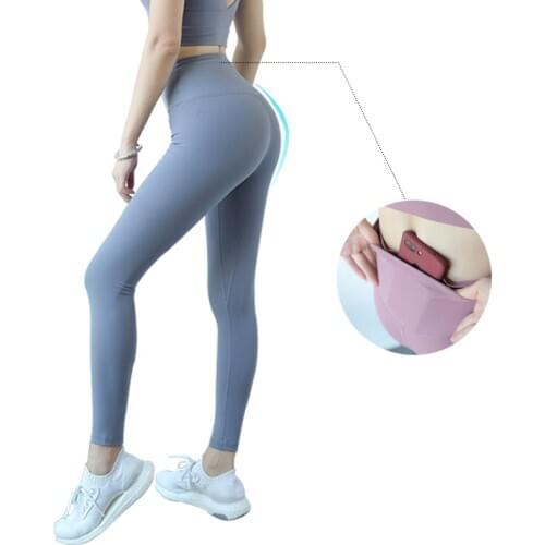 High Waist Yoga Pants Sport 7/8 Leggings Women Fitness Legins Push Up Gym Leggins Women with Pocket Plus Size Joga Sportleggings