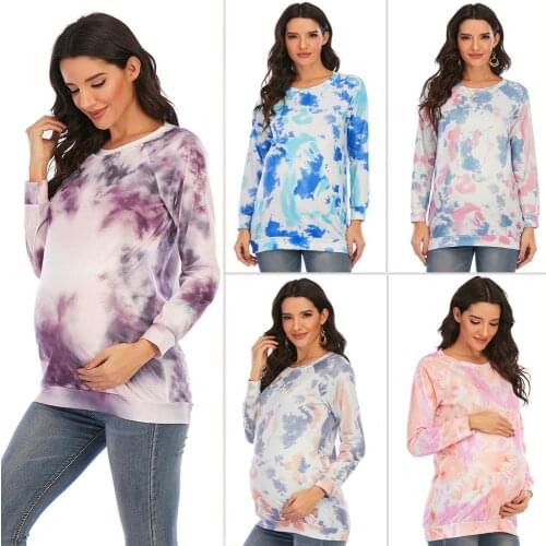 Wheat&Turtle Long Sleeve Maternity T-Shirts