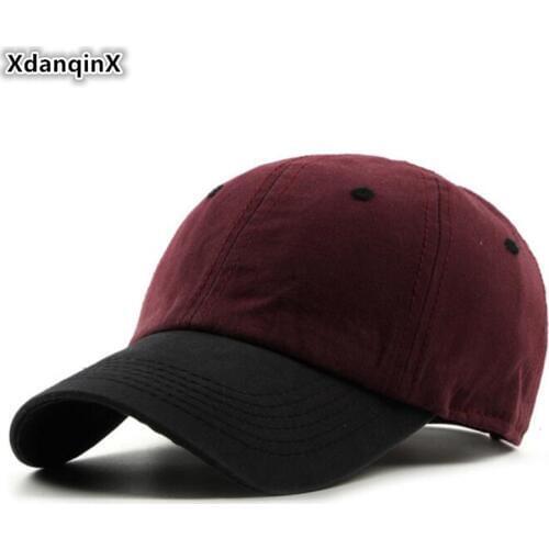 XdanqinX Multicolor Unisex Fashion Cotton Baseball Caps Mens Snapback Cap Adjustable Size Womens Sports Cap Trend Couple Hats