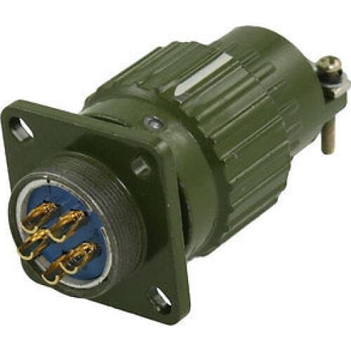 Y2M-14TK 21mm Screw Diameter 5 Pins Male Twist Circular Connector