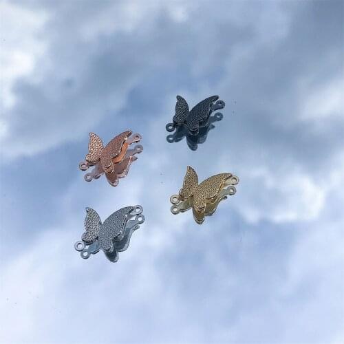 Womens Jewelry Butterfly Pendant Necklace DIY Charm Collar Necklace Womens Gift