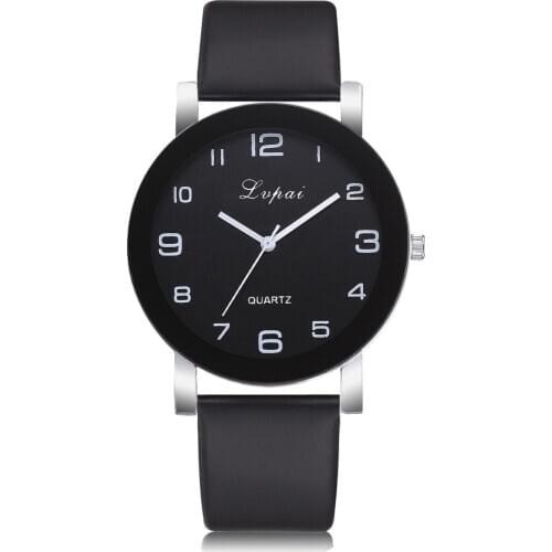 Lvpai Womens Casual Quartz Leather Band Watch Analog Wrist Watch Fashion Business Women Clock Female Bracelet Watches Часы