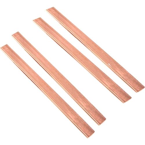 1pcs 99% Pure Copper Copper Strip Red Copper Pad Copper Foil Copper Plate Bar DIY CNC Material Multi-size