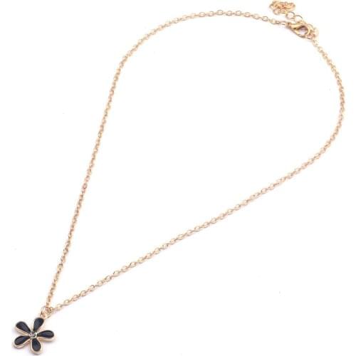 20 PCS Christmas Choker Necklace for Women Link Chain Pendant Stylish Mujer Gift Necklaces for Female Lovely Flower Necklaces