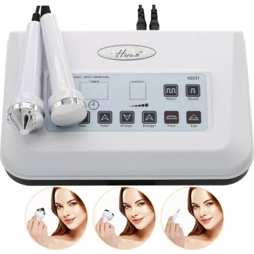 3 in 1 Face Ultrasonic Beauty Instrument Dark Spot Tattoo Removal Machine Facial Lifting and Tightening Skin Care Cleaning Tools