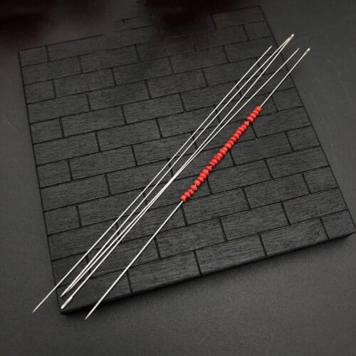 30pcs 120mm Beading Needles For DIY Small Bead Bracelet Handicraft Threading String Cord Glass Seed Beads Jewelry Making Tool