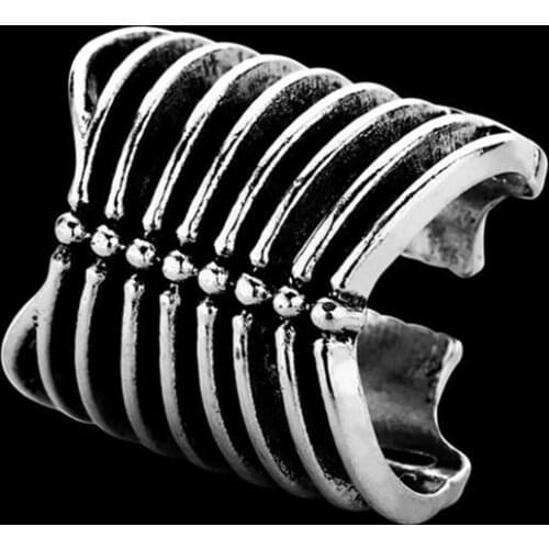 Human Rib Cage Skeleton Bones Ring
