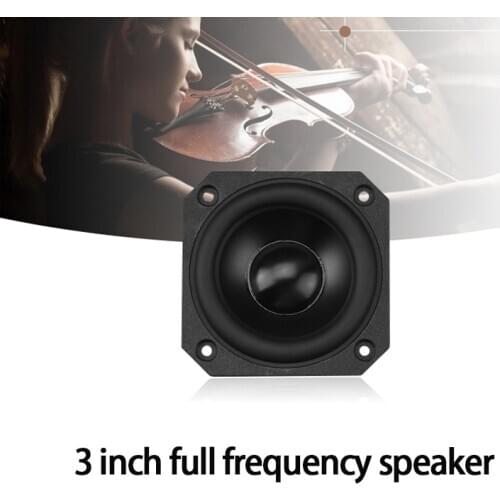 KYYSLB 25W 4-8ohm 3 Inch Full Frequency Speaker Rare Earth Neodymium Iron Boron Strong Magnetic Speaker Fever Speaker Horn