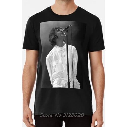 Liam Gallagher Knebworth T Shirt Liam Gallagher Knebworth Liveforever Madferit Britpop 90s Rock Roll T-shirt Men Cotton Tees