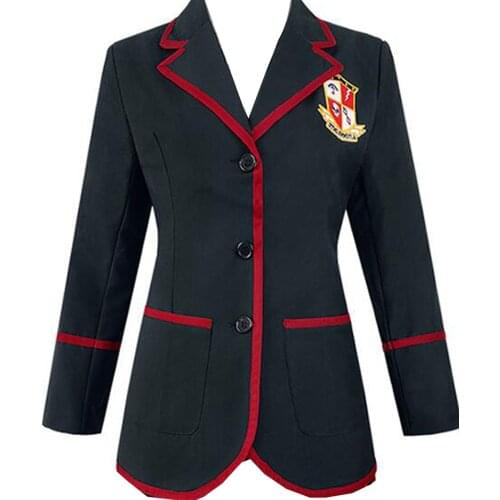 Anime The Umbrella Academy Cosplay Costume Halloween College Clothing School Uniform Mens Womens Coat Jacket