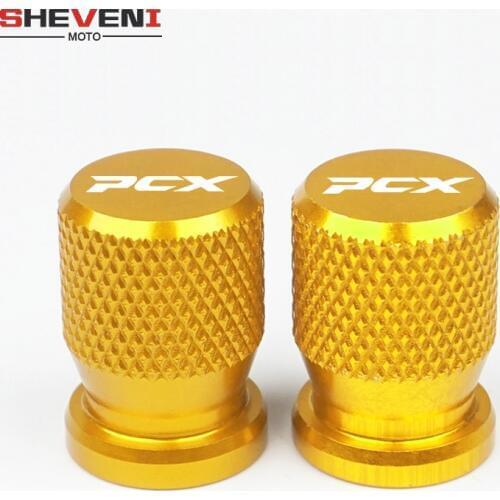 Logo PCX Motor Aluminum Wheel Tire Valve caps Airtight Covers For Honda PCX125 PCX150 PCX 125 PCX 150 all year 2017 2018 2019