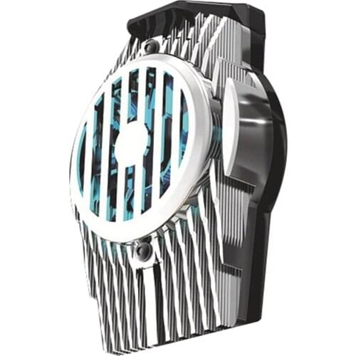 NEW-Cell Phone Cooler Cooling Fan for Cell Phone Handsets for 4.7-7.5 Inch Cell Phones with Heat Radiation