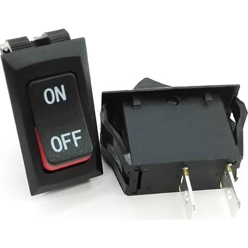 R-2-110-D2N-BB 5pcs Rocker Switch 2pin Ship Type Switch w/ Silver Contacts 2 Gears Repair Part