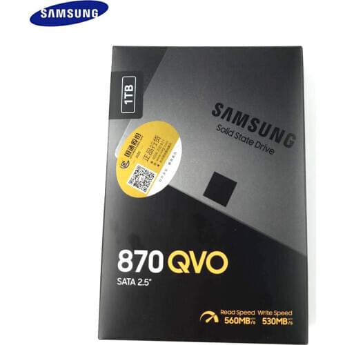 Samsung SSD 2.5" 870 QVO SATA III Original Internal 1TB 2TB 4TB HDD MLC SATA3 Solid-State Hard Drive