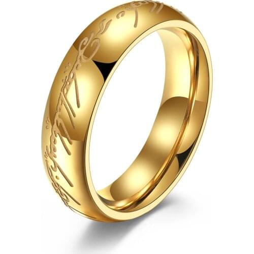 Luminous Ring for Women Men Gold/Silver Color Titaniums Teel Glowing In Dark Couple Ring Jewelry