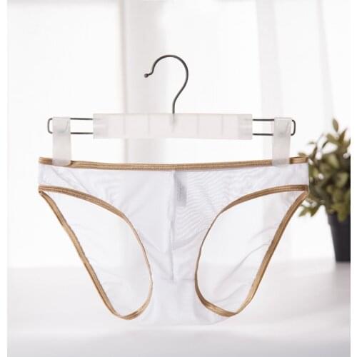 2021 Sexy Mens Underwear Mini Smooth Soft Men Briefs Breathable Ultra Thin Slip Homme Underwear Bikini U Convex Summer Underpant