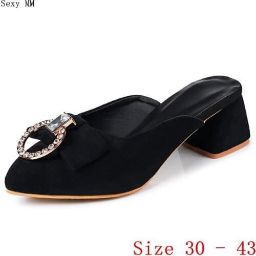 Pumps Women Oxfords Career Slingbacks Mules Shoes High Heels Woman High Heel Shoes Small Plus Size 30 31 32 33 - 40 41 42 43