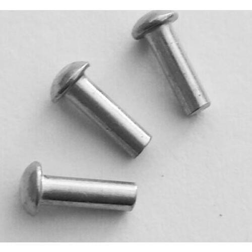 Wkooa Rivets Domed Head Solid Aluminum M4 x 30
