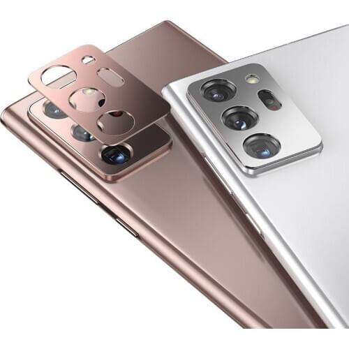 2pcs Camera Protector Tempered Glass Film For Samsung Note 20 ultra Metal Rear Lens Protection Ring Case for Galaxy Note20 5G