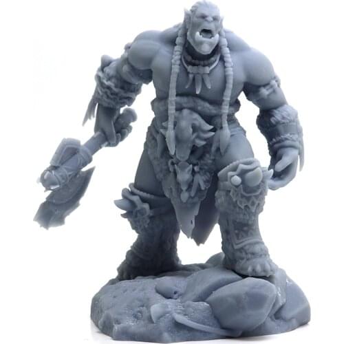1/24 75mm 1/32 56mm Resin Model Kits Orc Warcraft Warrior Figure Unpainted No Color RW-106