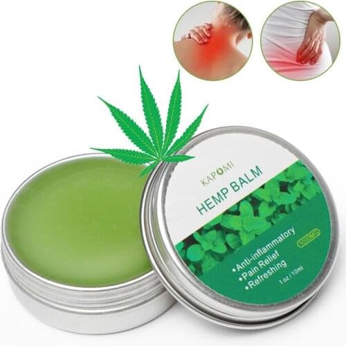 1PCS 10/20 / 30Ml Hemp Pain Reliever Cream, Neck Body Knee Pain Balm, Herbal Ointment, Refreshing Muscle Massage Cream