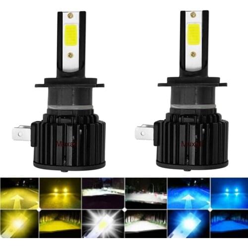 2Pcs LED H4 H1 H3 H7 H11 H8 H9 880 881 9005 HB3 9006 HB4 Mini Headlight Bulbs 60W 12000LM Car Styling 4300K 6000K Fog Light
