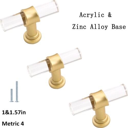 Acrylic Cabinet Pull Lucite Drawer Pulls Dresser Knob Handle Modern Kitchen Cabinet Door Handle Kitchen Cabinet Hardware 1-50PCS