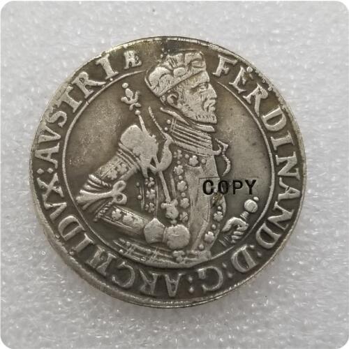 Austria Ferdinant II 1595 Holy Roman Empire Taler Coin Medal Copy Coin-replica coins medal coins collectibles