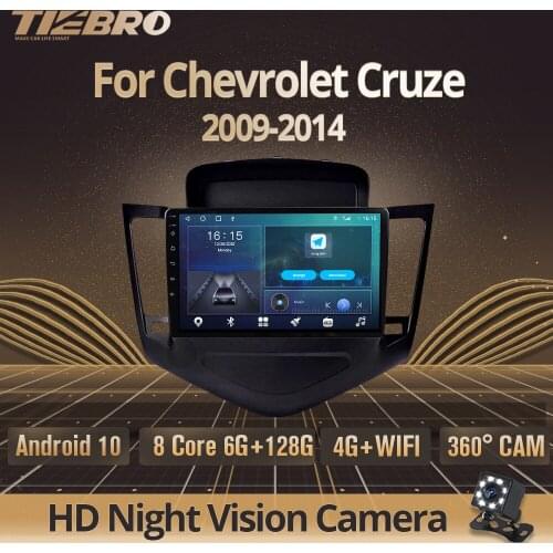 2DIN Android 10 Car Radio For Chevrolet Cruze 2009-2014 GPS Navigation Car Multimedia Player DSP Stereo Receiver IGO Auto Radio