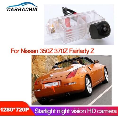 Car camera For Nissan 350Z 370Z Fairlady Z Fairlady Car Rear View Back Up Reverse Parking Camera High quality Night vision CCD