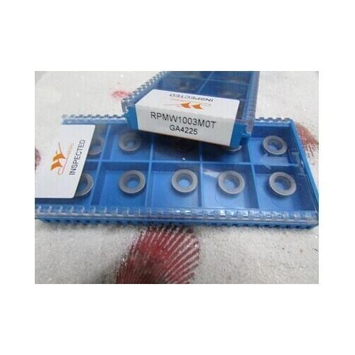 Free shipping, cemented carbide milling insert RPEW1003M0T GA4225(R5) suitable for EMR-5R series will face external tool