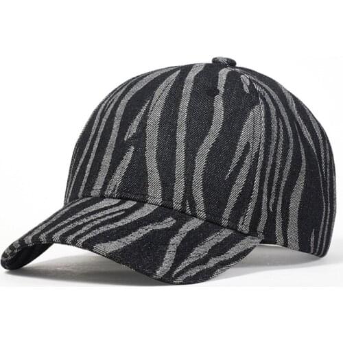 Women Baseball Caps Hats For Men Denim Jeans Striped Band Snapback Caps Casquette Plain Bone Hat Gorras Men Casual Dad Cap Hat