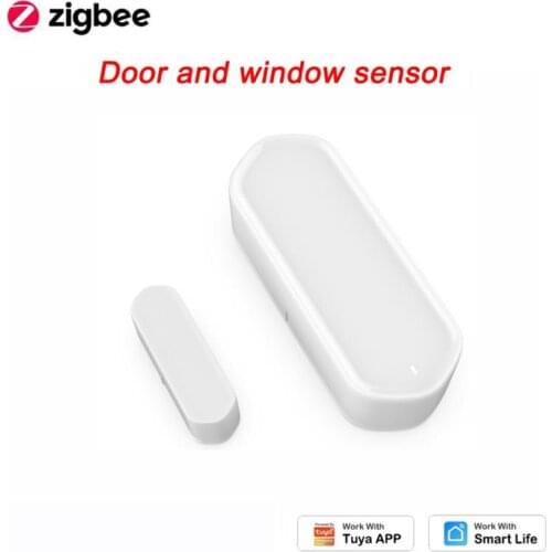 Smart Home Tuya ZIGBEE Door And Window Sensor Graffiti Door And Window Alarm Wireless Door And Window Detector Gateway Need